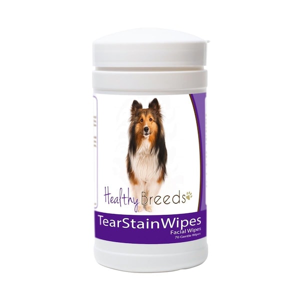 Healthy Breeds Shetland Sheepdog Tear Stain Wipes 840235152262 - main